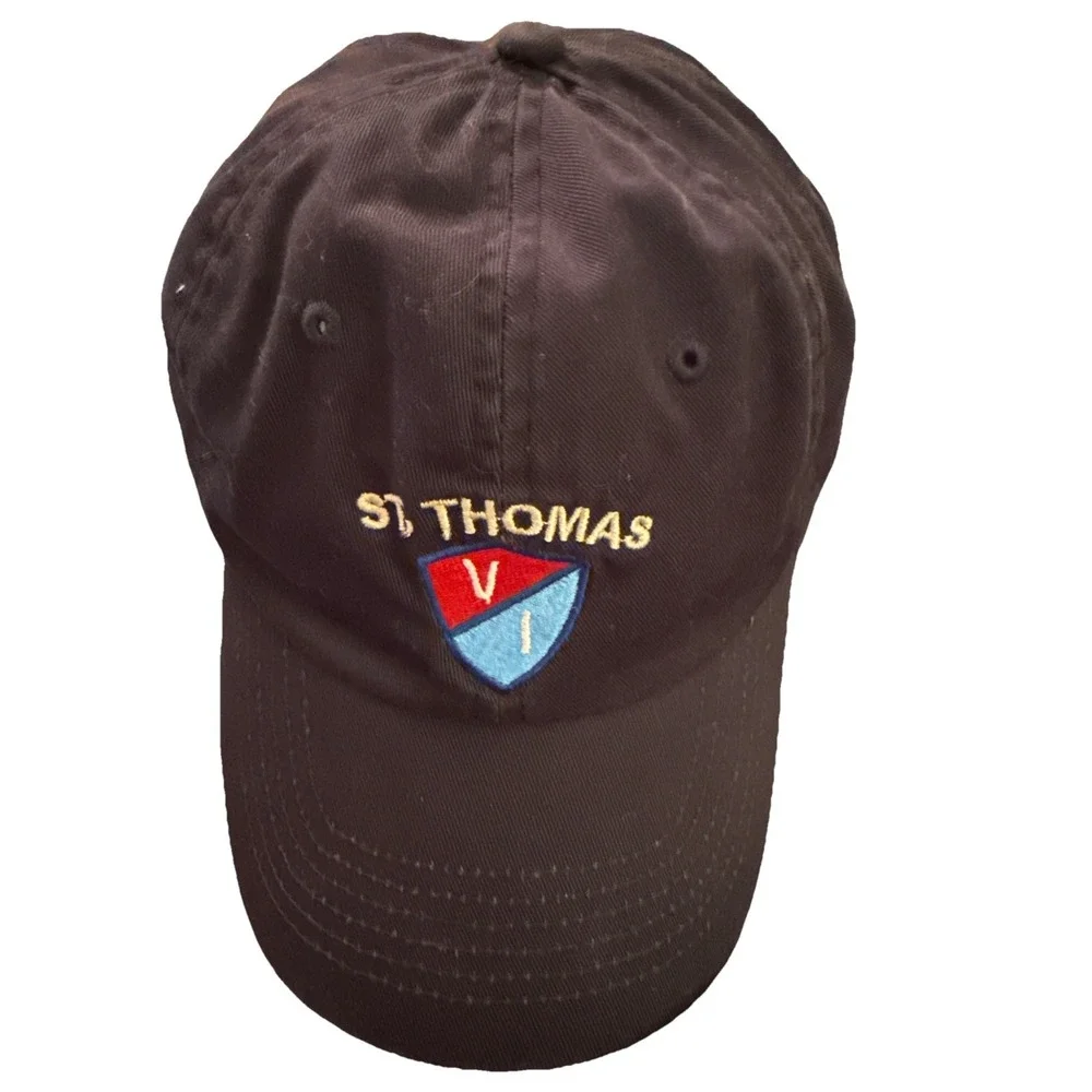St Thomas Virgin Islands Baseball Cap Hat Strap back‎ Embroidered Snap Unisex